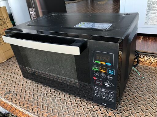 北九州市内配送無料店2020年式　オーブンレンジ 23L TS-R2301-BK ブラック 最大800W 縦開き
