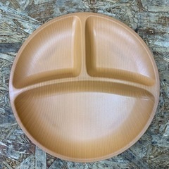6218) 台和 業務用食器 3つ仕切り皿 プレート ナチュラル 25cm 10枚セット