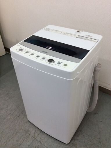 （4/15受渡済）JT8624【Haier/ハイアール 4.5㎏洗濯機】美品 2020年製 JW-C45D 家電 洗濯 簡易乾燥付