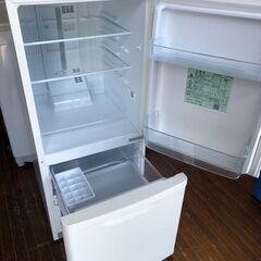 北九州市内配送無料店2020年式　パナソニック 冷蔵庫 幅48cm 138L マットバニラホワイト NR-B14DW-W 2ドア 右開き 自動霜取り 大きめ冷凍室 LED照明