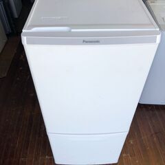 2020年式　パナソニック 冷蔵庫 幅48cm 138L マットバニラホワイト NR-B14DW-W 2ドア 右開き 自動霜取り 大きめ冷凍室 LED照明