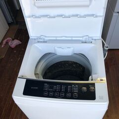 北九州市内配送無料店2020年式　アイリスオーヤマ 上面 洗濯機 6kg 全自動 1人暮らし まとめ洗い 毛布 部屋干し お急ぎコース ステンレス槽 IAW-T602E