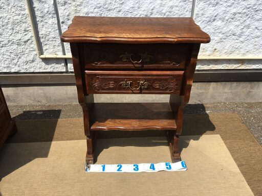 EA219)チェスト ヴィンテージ アンティーク ヨーロッパ輸入品   幅：約62cm 高さ：約81cm 奥行：約33cm 中古品【取りに来られる方限定】