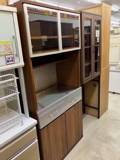 UNICO☆レンジボード☆食器棚☆キッチンボード 収納 ウニコ 759