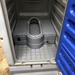 仮設トイレ 簡易水洗式 (良品)