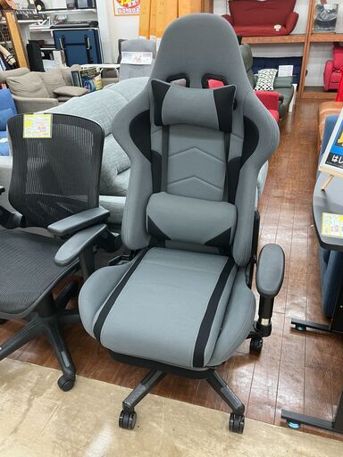 ゲーミングチェア オットマン付き  No.1011● ※現金、クレジット、スマホ決済対応※