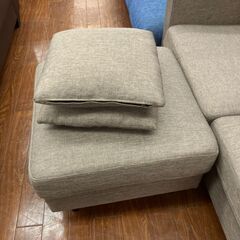 カウチソファ 3Pソファ ベージュカラー No.986○ ※現金、クレジット 