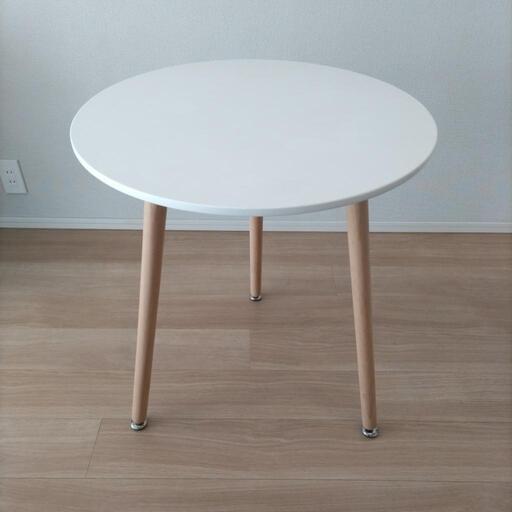 おしゃれカフェテーブル　白　イームズテーブル
