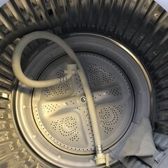 2020年式　シャープ SHARP 全自動洗濯機 幅56.5cm(ボディ幅52.0cm) 6kg ステンレス穴なし槽 ブラウン系 ES-GE6D-