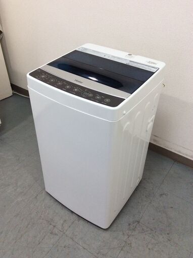 （4/14受渡済）JT8627【Haier/ハイアール 5.5㎏洗濯機】美品 2019年製 JW-C55A 家電 洗濯 簡易乾燥付