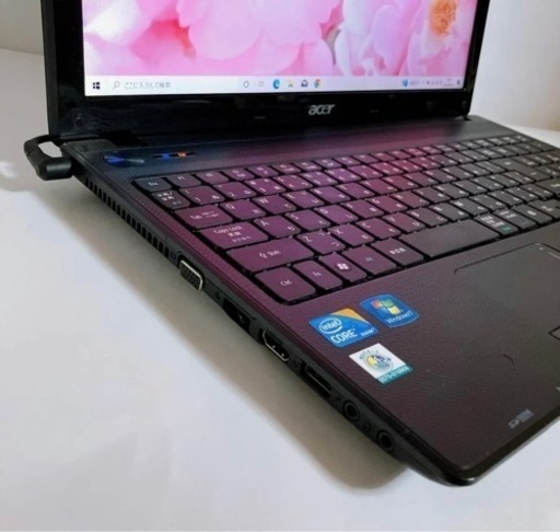 初期設定済み WEBカメラ/DVDつき ノートPC　 acer 15.6インチ 初期設定済み WEBカメラ/DVDつき ノートPC acer 15.6インチ