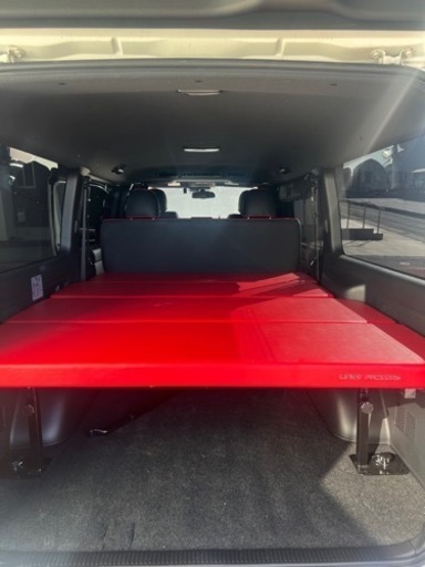 ハイエース 200 ベッドキット専用 標準、DX 強化バー 4本セット