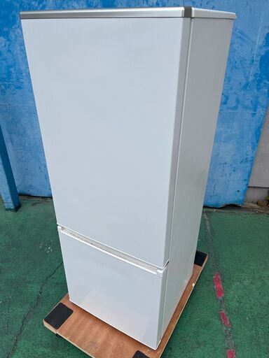 売約済！FZZA09073　AQUA　冷蔵庫 ホワイト 2ドア /右開きタイプ /201L　冷凍室 58L　AQR-20KBK-W