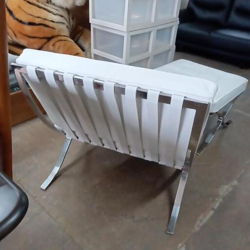 バルセロナチェア ホワイト リプロダクト品 1人掛け ◯バルセロナ