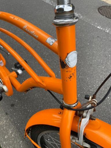 アサヒ　自転車　ビーチクルーザー　Castline オレンジ アサヒ自転車ビーチクルーザーCastline オレンジ