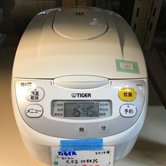 TIGER    2019年製　マイコン5.5合炊飯器　中古品