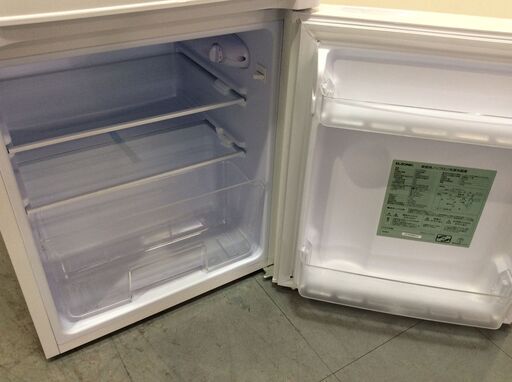 4/19受渡済)JT8578【ELSONIC/エルソニック 2ドア冷蔵庫】美品 2023年製