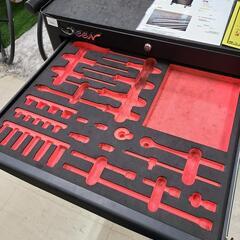 J4581　DEEN　6段キャビネット　ブラック　クリーニング済　【リユースのサカイ柏店】