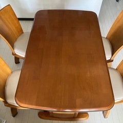 【ネット決済】【大塚家具】ダイニングテーブル＋椅子