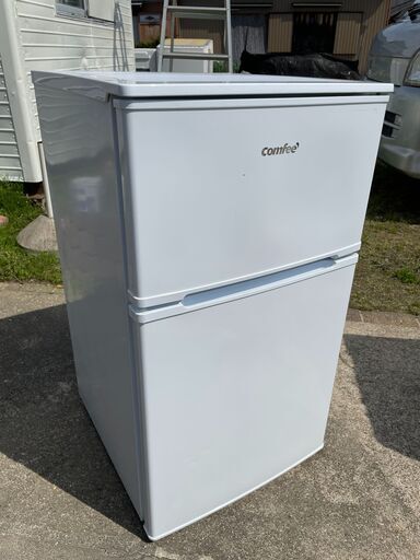 Comfee　2ドア冷蔵庫　RCT90WH　90L　2022年製