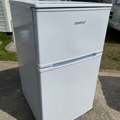 Comfee　2ドア冷蔵庫　RCT90WH　90L　2022年製