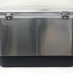 【自社配送は札幌市内限定】Coleman/コールマン スチールベルトクーラー Model：6150/6155 シルバー×ブラック 容量：51L 中古【USED】