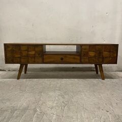 ◆🔶送料無料・設置無料有り🔶◆NOCE テレビ台 CDG-013 廃版 木製家具 パッチワーク 雰囲気抜群 ガレージ系