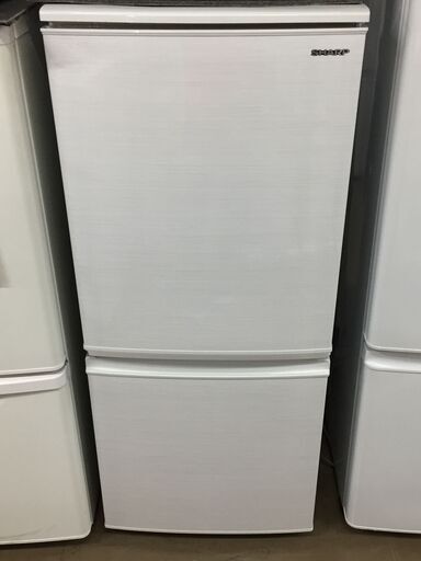 【中古品】シャープ SHARP　冷蔵庫　ＳＪ－Ｄ14E－Ｗ　2019年製