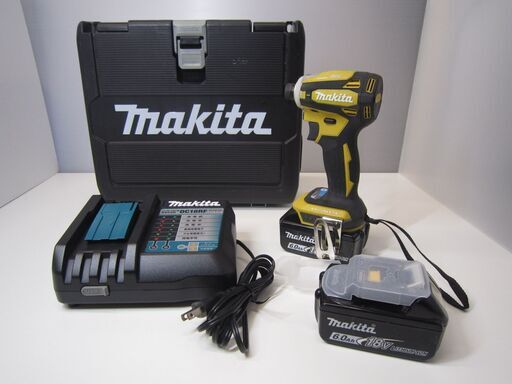 マキタ(makita)   18V 充電式インパクトドライバ　TD172D   6.0Ah バッテリー　充電器 2個　ケース