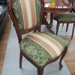 R677 イタリア製 Mobile Classico アンティーク ダイニング5点セット、幅150cm Used・キレイ