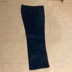 作業ズボン　作業パンツ 未使用品  ブルー　濃いめ  82x74