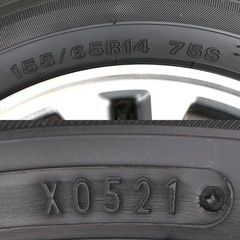 ［SOLD］ホンダNボックス純正アルミホイールJF1  夏タイヤ 155/65R14 4本 