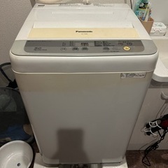 洗濯機パナソニック2016年製5kg