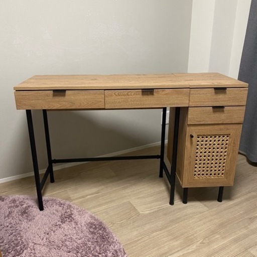 【美品】奥行き約40cmデスク\u0026サイドユニット