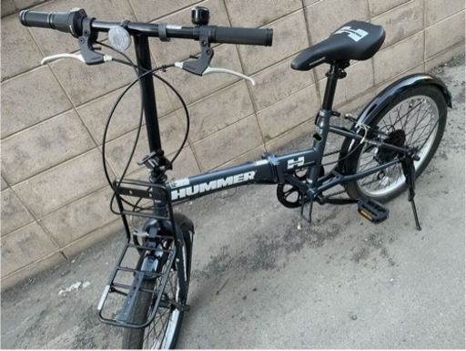 【札幌引き渡し】HUMMER  ハマー 折りたたみ自転車 20インチ