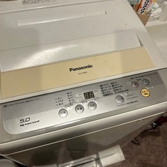 洗濯機パナソニック2016年製5kg