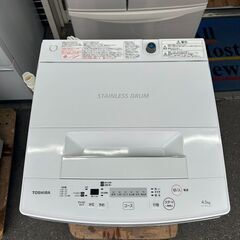 洗濯機 東芝 2018年 4.5kg AW-45M5 家事家電 せんたくき 参考価格