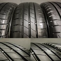 【DUNLOP LE MANS V 165/60R15】夏タイヤ【LAYCEA 15インチ 4.5J4HPCD100+45】19～20年製 バリ溝 ハスラー フレアクロスオーバー等(VTH915)