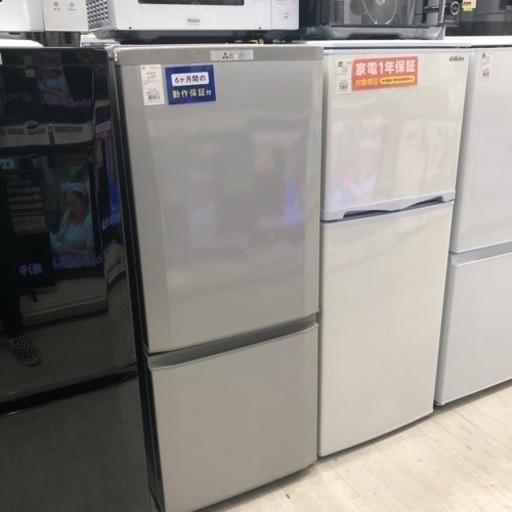 安心の6ヶ月保証付き！MITSUBISHI2ドア冷蔵庫2017年製146L【トレファク堺福田店】