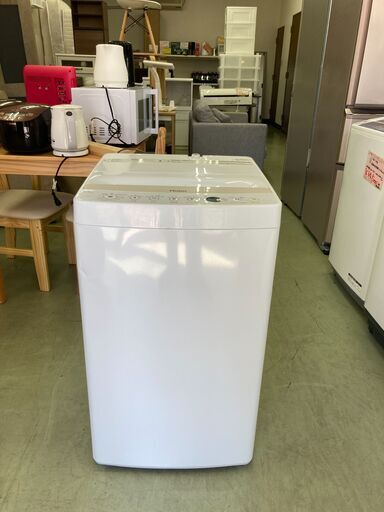 【リサイクルショップ　ピカソ　小松原】★分解洗浄済み★ハイアール Haier 4.5kg 全自動洗濯機 エディオンオリジナル 2016年 JW-C45BE★8445★