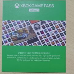 XBOX ゲームパス　GAMEPASS ULTIMATE　1か月...