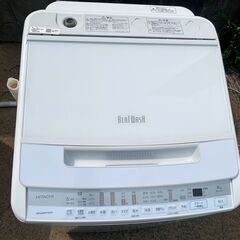 【中古品】HITACHI　電気洗濯乾燥機　BW-V80F　202...