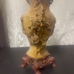 寿山石置物　花瓶