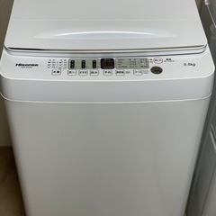 送料・設置込み　洗濯機　5.5kg  Hisense 2022年
