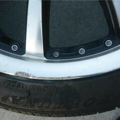 17インチアルミホイールセット PCD100 4H 7J オフセット50