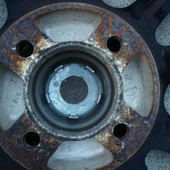 17インチアルミホイールセット PCD100 4H 7J オフセット50