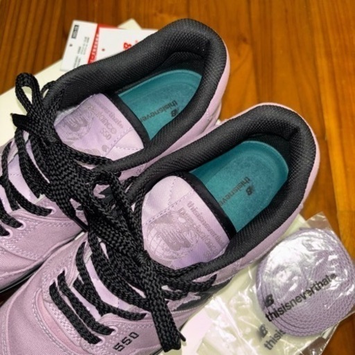 【手渡しのみ】new balance thisisneverthat BB550TI 550 ラベンダー　ニューバランス 手渡しのみ】new balance thisisneverthat BB550TI 550 ラベンダー