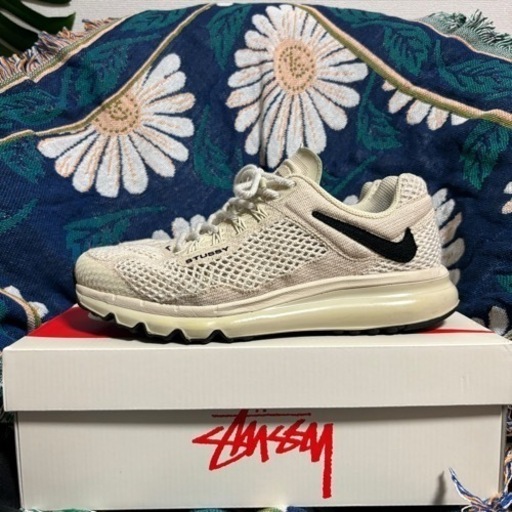 【手渡しのみ】 stussy NIKE airmax2013 エアマックス　fossil