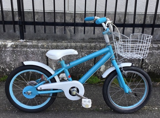 ＜整備済＞あさひ・16インチ・子供自転車 水色・お掃除済みでピカピカ
