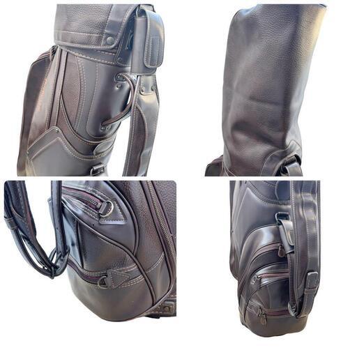 ヴィンテージ】バーバリー キャディバッグ オールレザー ロゴ ノバチェック